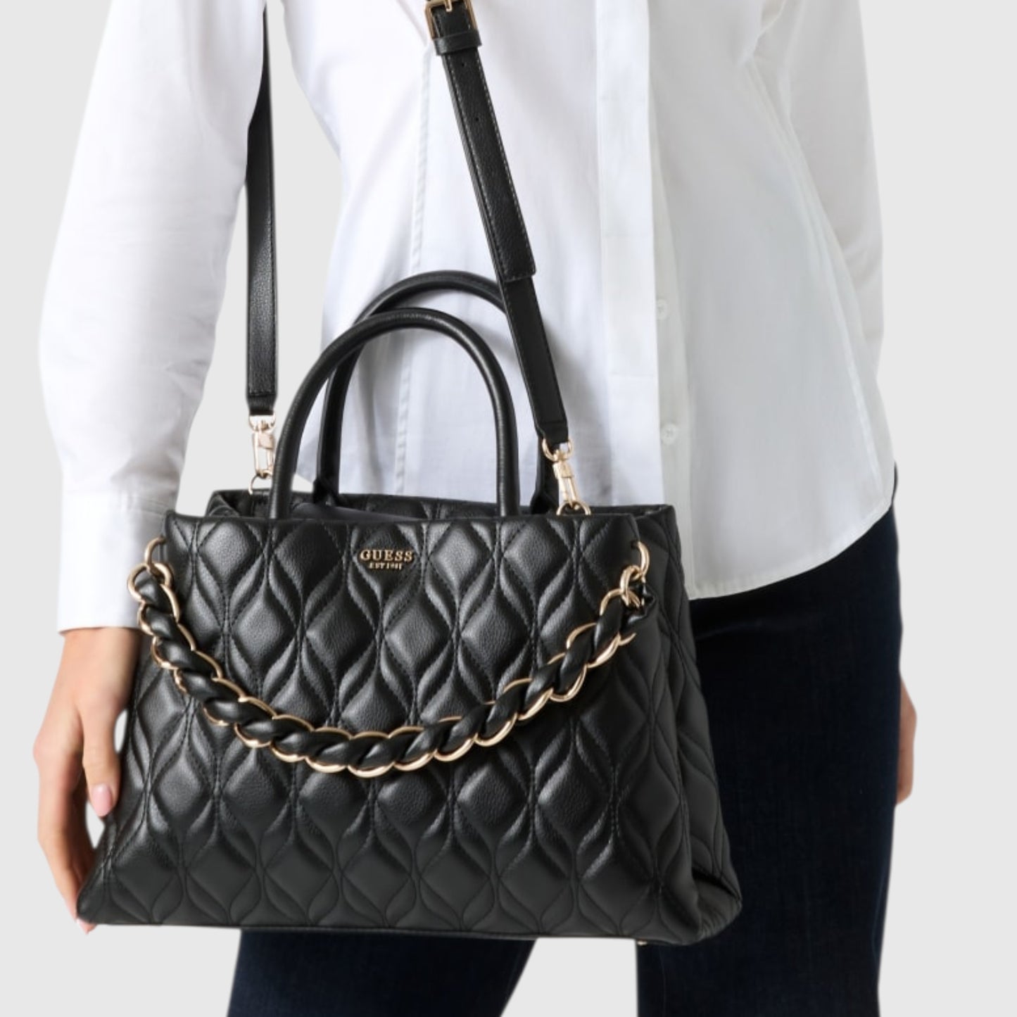 GUESS Maxine Satchel Bag