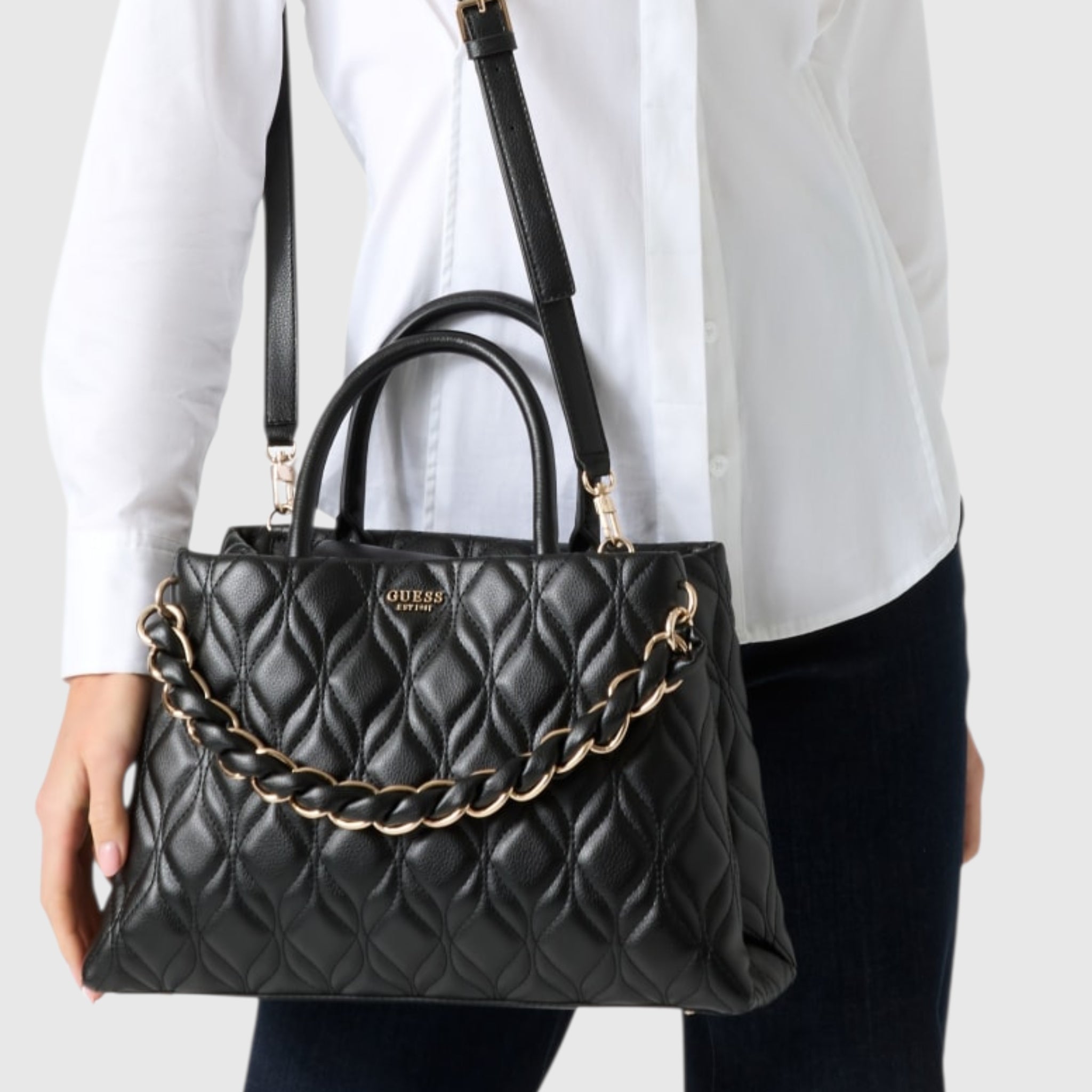 GUESS Maxine Satchel Bag