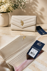 Immediate U.S Polo LARGE QUILTED FLAP WALLET 27A373