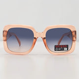 Guess Blue Gradient Square Ladies Sunglasses,GO00046