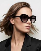 Guess 55mm Gradient Round Sunglasses