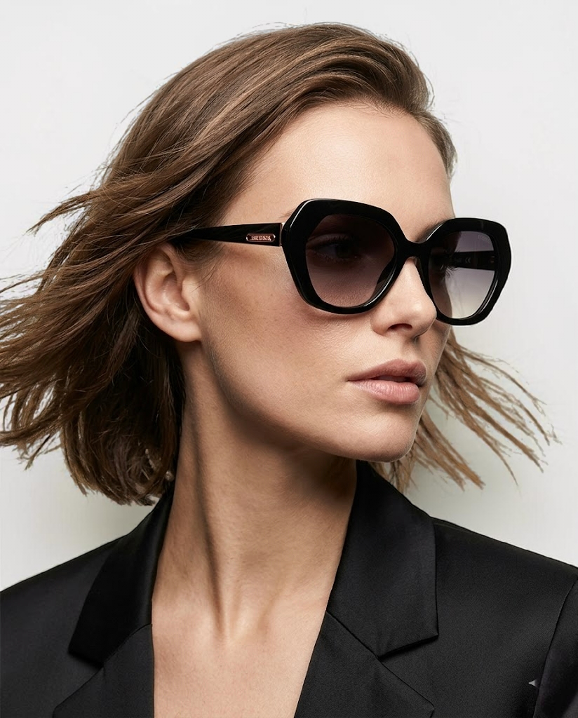Guess 55mm Gradient Round Sunglasses