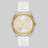 Janelle Quartz White Women's Watch,MK7141