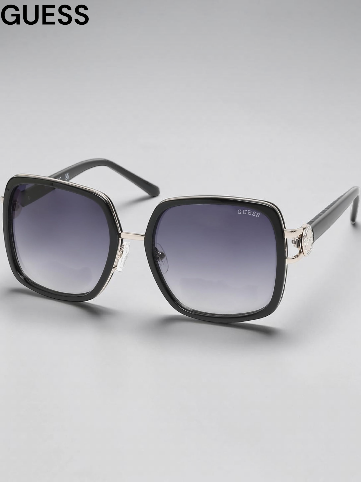 GUESS womens Gu00180 Aviator Sunglasses