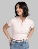 SLIM FIT INTERLOCK POLO SHIRT