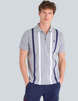 VERTICAL STRIPE JERSEY POLO SHIRT WITH ZIPPER
SKU: 11P0195-2W00A