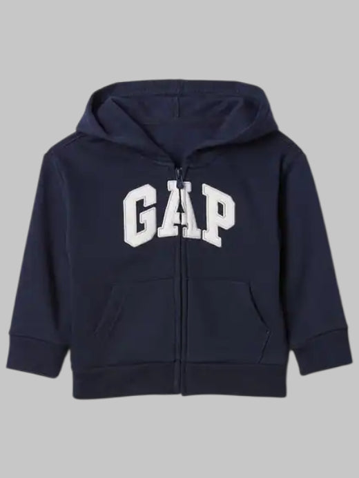 babyGap Relaxed Logo Zip Hoodie