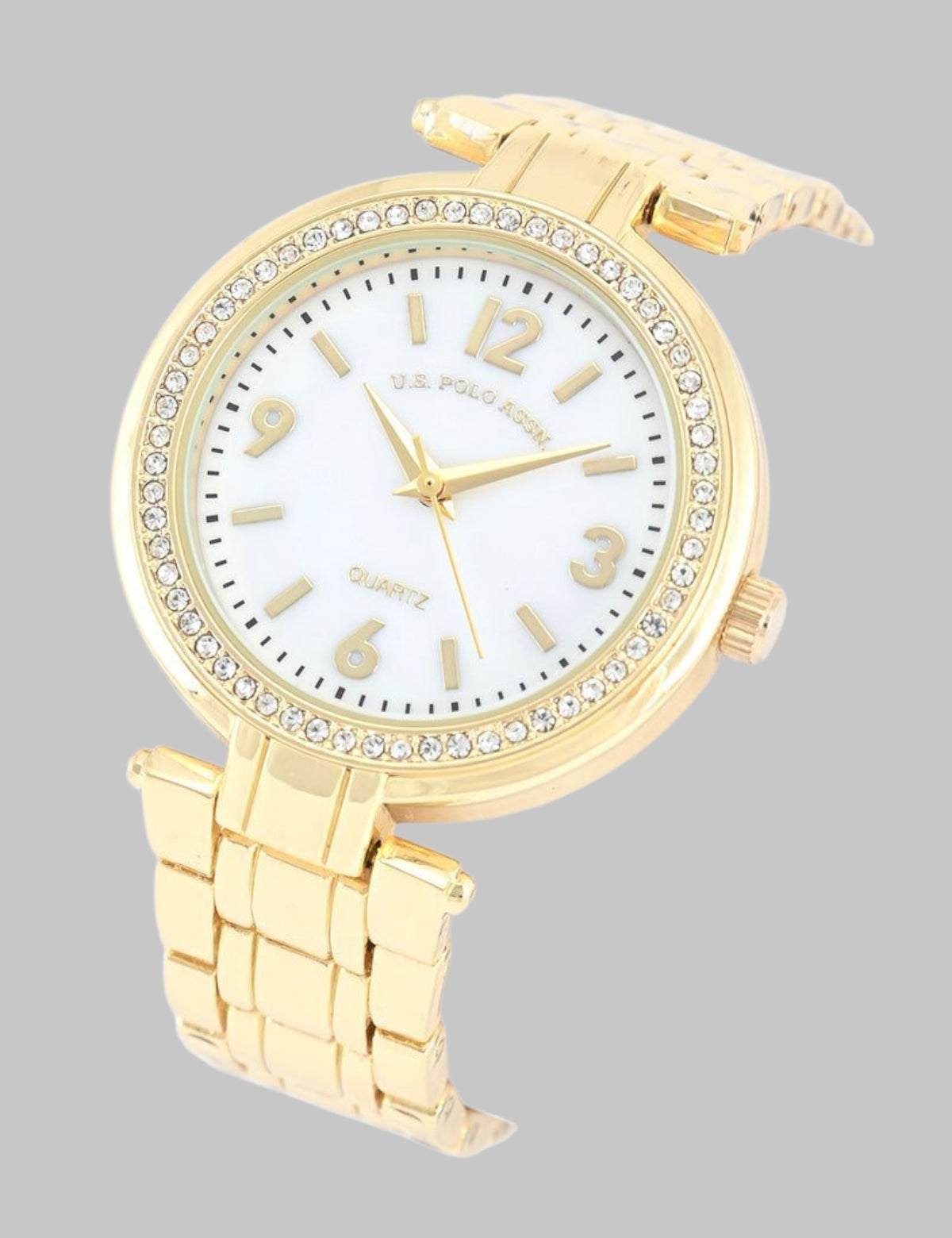 LADIES GOLD LINK WATCH,USC40631UO-0000A