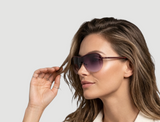 Grey Shield Ladies Sunglasses