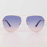 Guess Gradient Blue Pilot Ladies Sunglasses,GF6140