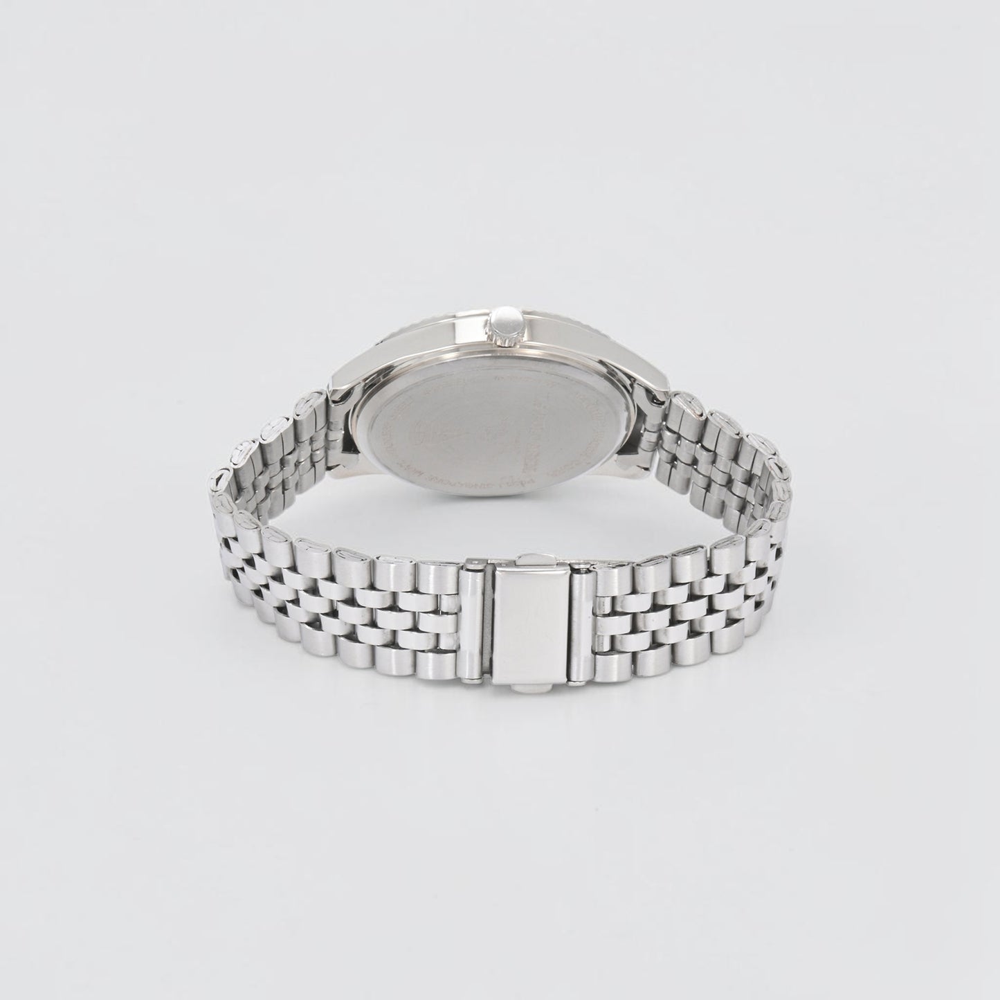 MENS SILVER TONE FIVE LINK ANALOG WATCH,USC81000UO-0000A