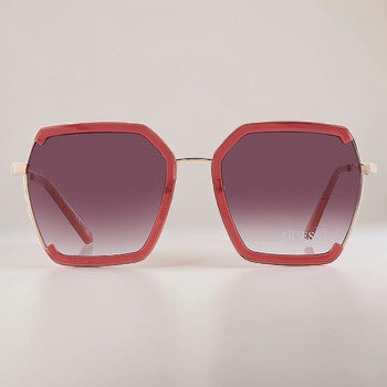 GUESS 
Bordeaux Gradient Butterfly Ladies Sunglasses
Item No. GF0418 69T 58