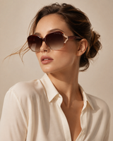 Immediate OVERSIZED INFINITY LOOP BUTTERFLY SUNGLASSES, PA5091-0000A