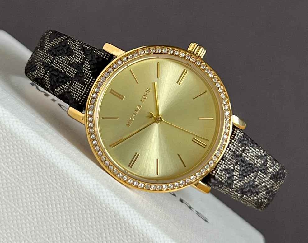 Addyson Quartz Gold Women's Watch,MKO9001SET