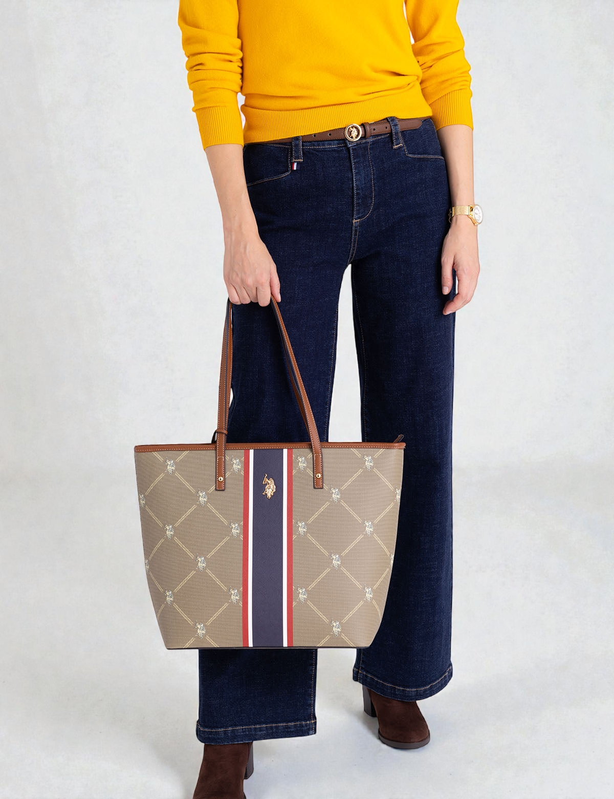 U S Polo SIGNATURE TOTE BAG 27A115-AA00A