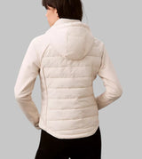 Mixed Media Puffer Jacket