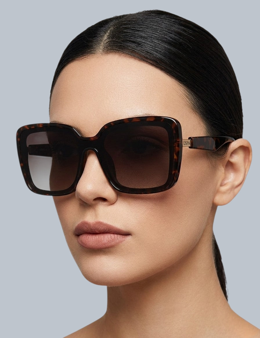 SCULPTED SQUARE GRADIENT SUNGLASSES,PA5127-0000A