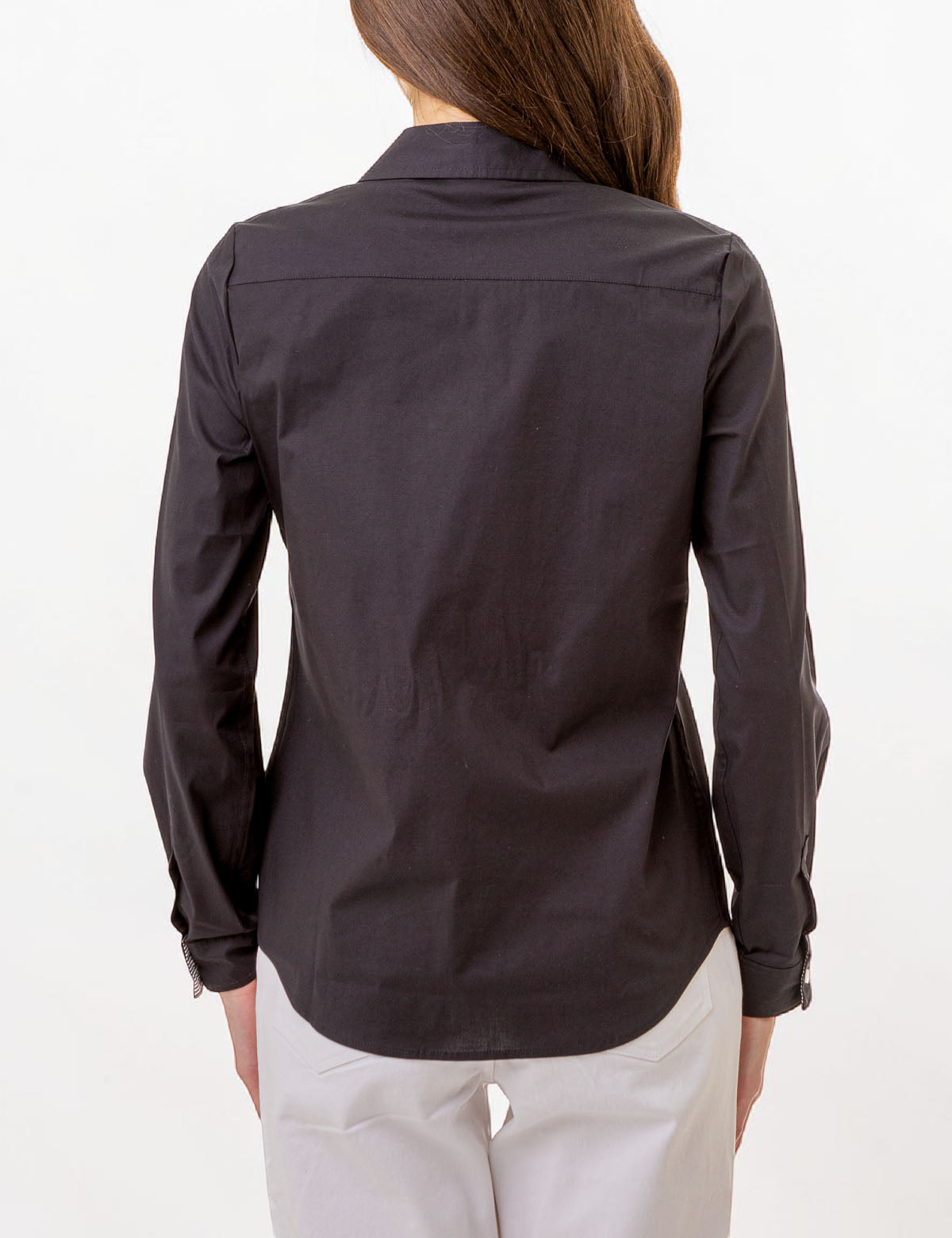 SOLID STRETCH POPLIN SHIRT 215187-8900A