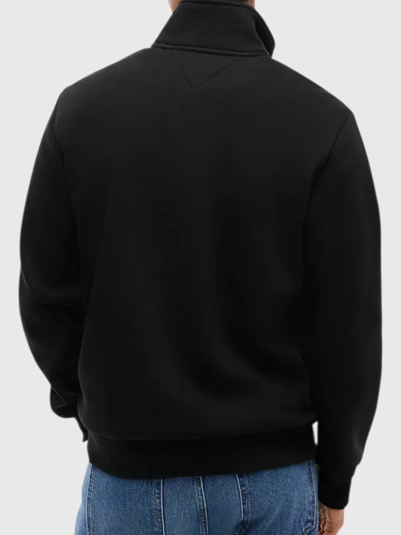 TOMMY HILFIGER Flag Stripe Logo Quarter-Zip Sweatshirt , XM08960-P61