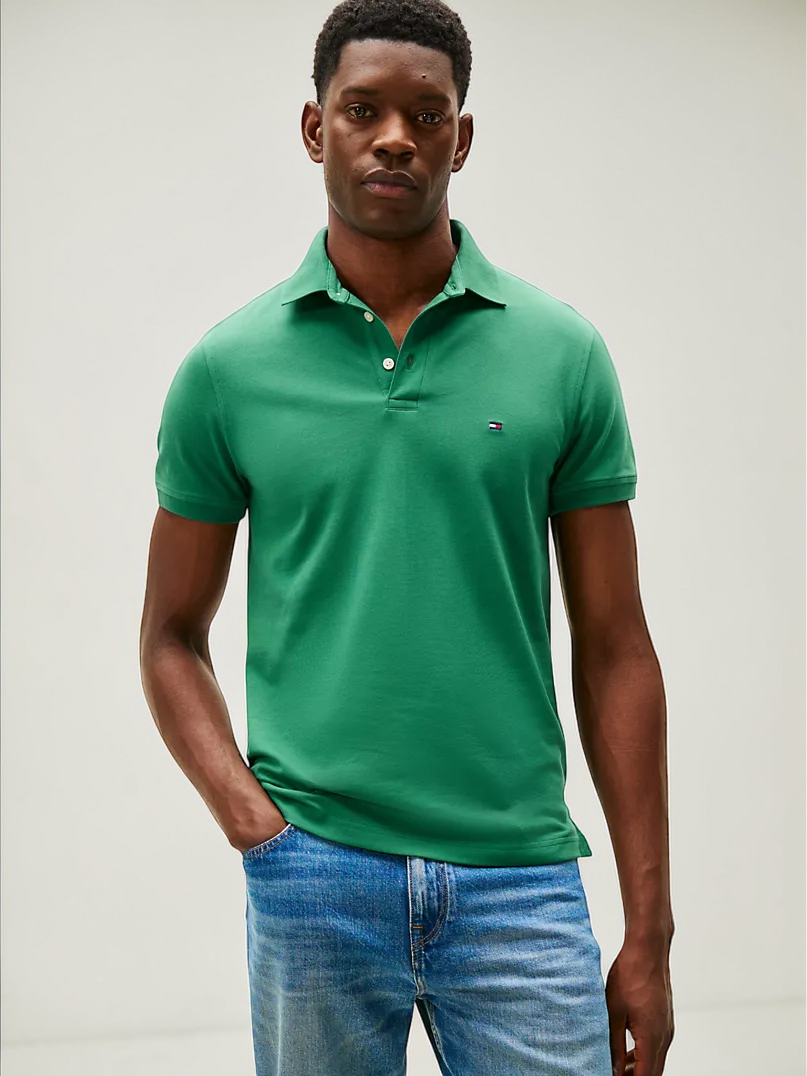 Tommy Smooth Cotton Polo T shirt