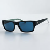 Tommy Hilfiger 
Blue Rectangular Men's Sunglasses,
TH 2017/S