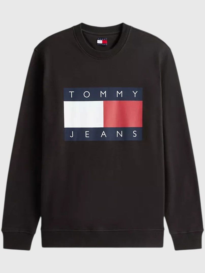 TOMMY HILFIGER Jeans Big Flag Logo Sweatshirt,DM22643-MBM