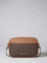 MICHAEL KORS Jet Set Small Signature Logo Camera Crossbody Bag,35R6GTVC5B