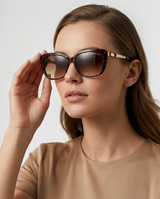 Immediate US Polo LADIES HERITAGE CAT-EYE MEDALLION SUNGLASSES Serial PA5172-0000A