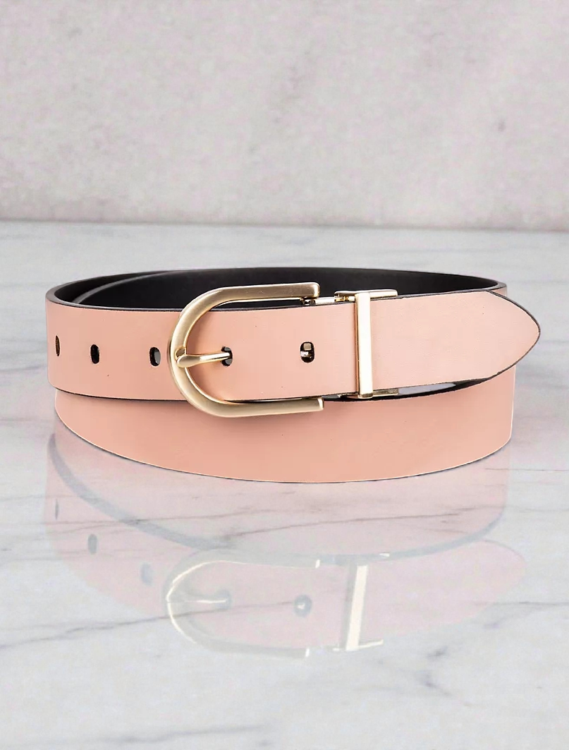 C.K Reversible Round Buckle Belt