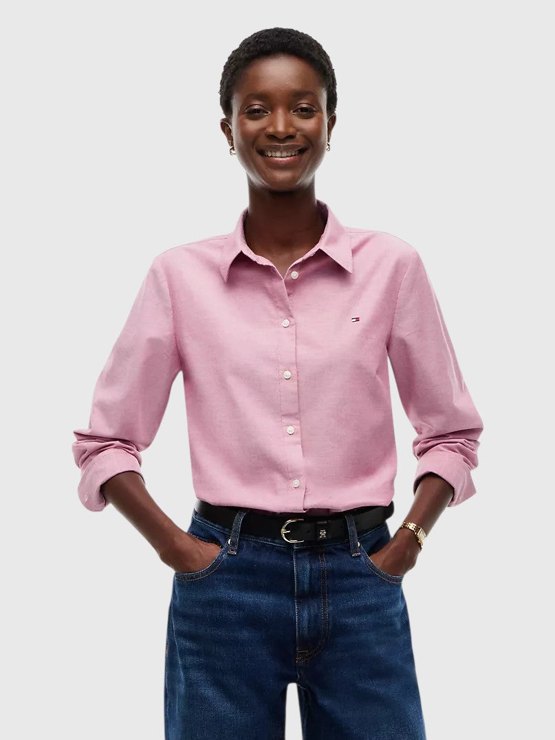 TOMMY HILFIGER Regular Fit Stretch Oxford Shirt,76J4826-XJP