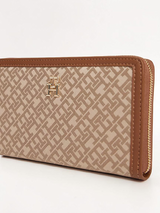 Immediate Tommy Hilfiger Monogram Jacquard Zip Wallet XW04739-0F4