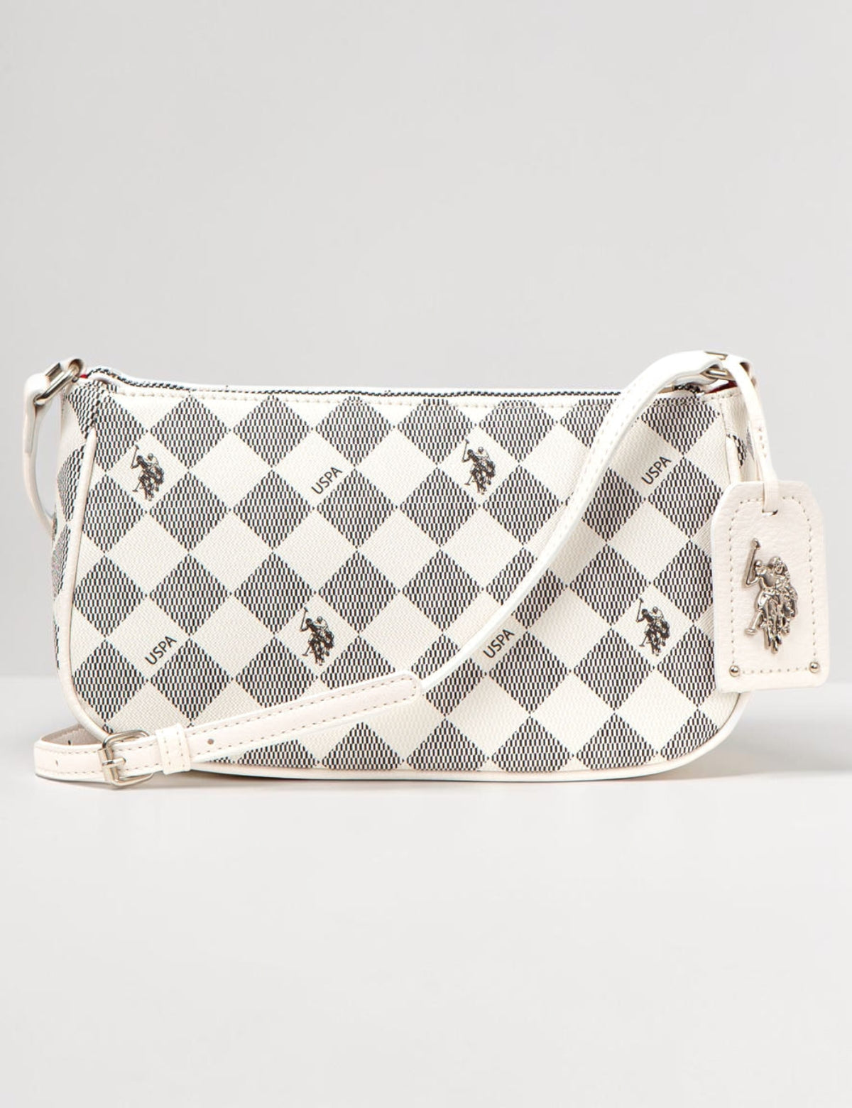 DIAMOND SIGNATURE CROSSBODY BAGUETTE BAG,27A176-AA00A