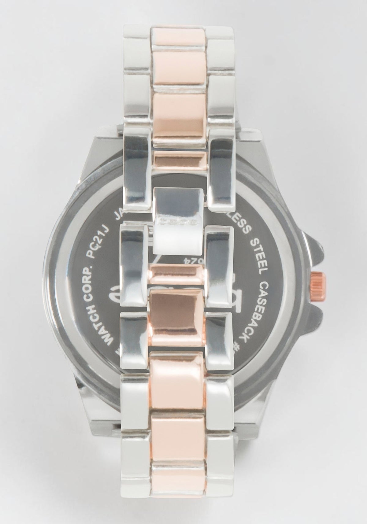 Link Bracelet Crystal Sport Bezel Watch