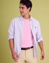 LONG SLEEVE DOUBLE STRIPE OXFORD SHIRT Serial 11H0393-YR00A