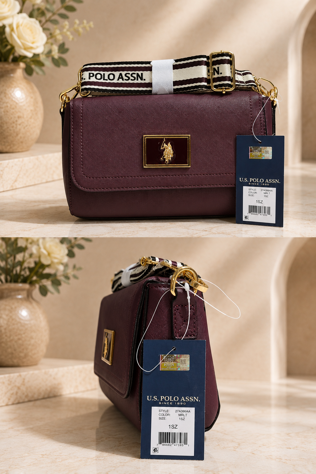 Immediate ENAMEL CROSSBODY BAG Serial 27A396-AA00A
