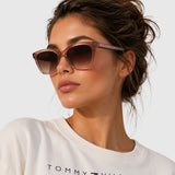 Tommy Hilfiger
Burgundy Rectangular Ladies Sunglasses TH 1723/S 0900 54