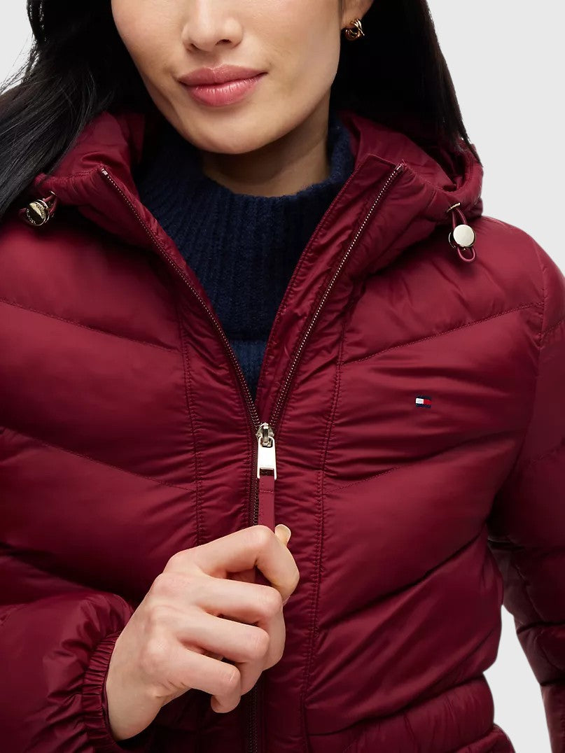 TOMMY HILFIGER  Quilted Hooded Jacket,XW09404-ACI