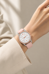 Immediate LADIES PINK STRAP WATCH,USC42171UO-0000A