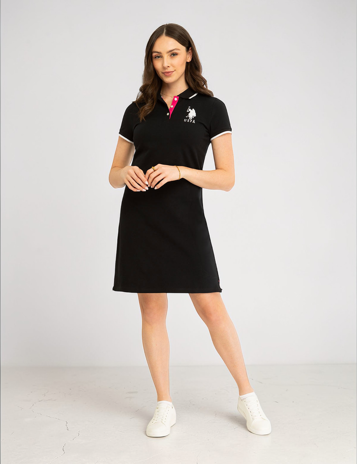 U.S Polo TRIPLE CROWN POLO DRESS Serial 215928-ZH00A