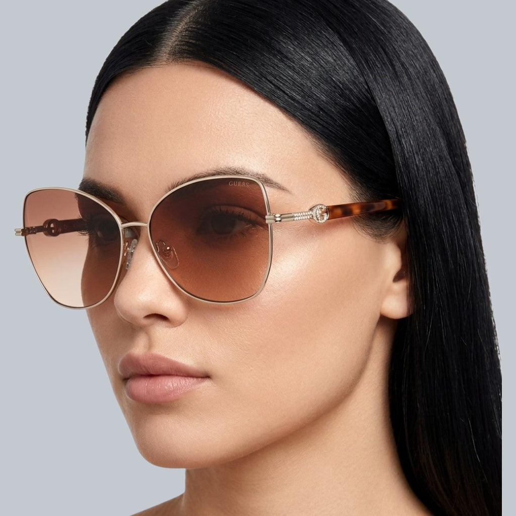 Brown Gradient Butterfly Ladies Sunglasses
Item No. GU00259 32F 59