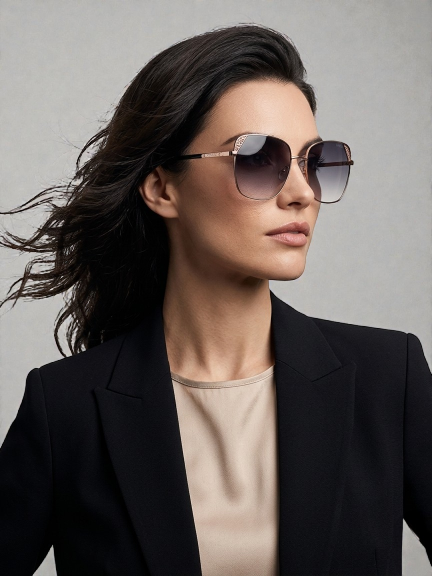 Immediate Guess 59mm butterfly Sunglasses Serial GF00035