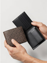 Michael Kors Cooper Logo Billfold Wallet With Passcase,36U9LCRF6B