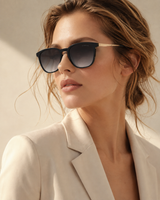 Immediate LADIES CLASSIC PLASTIC RECTANGULAR SUNGLASSES,PA5154-0000A