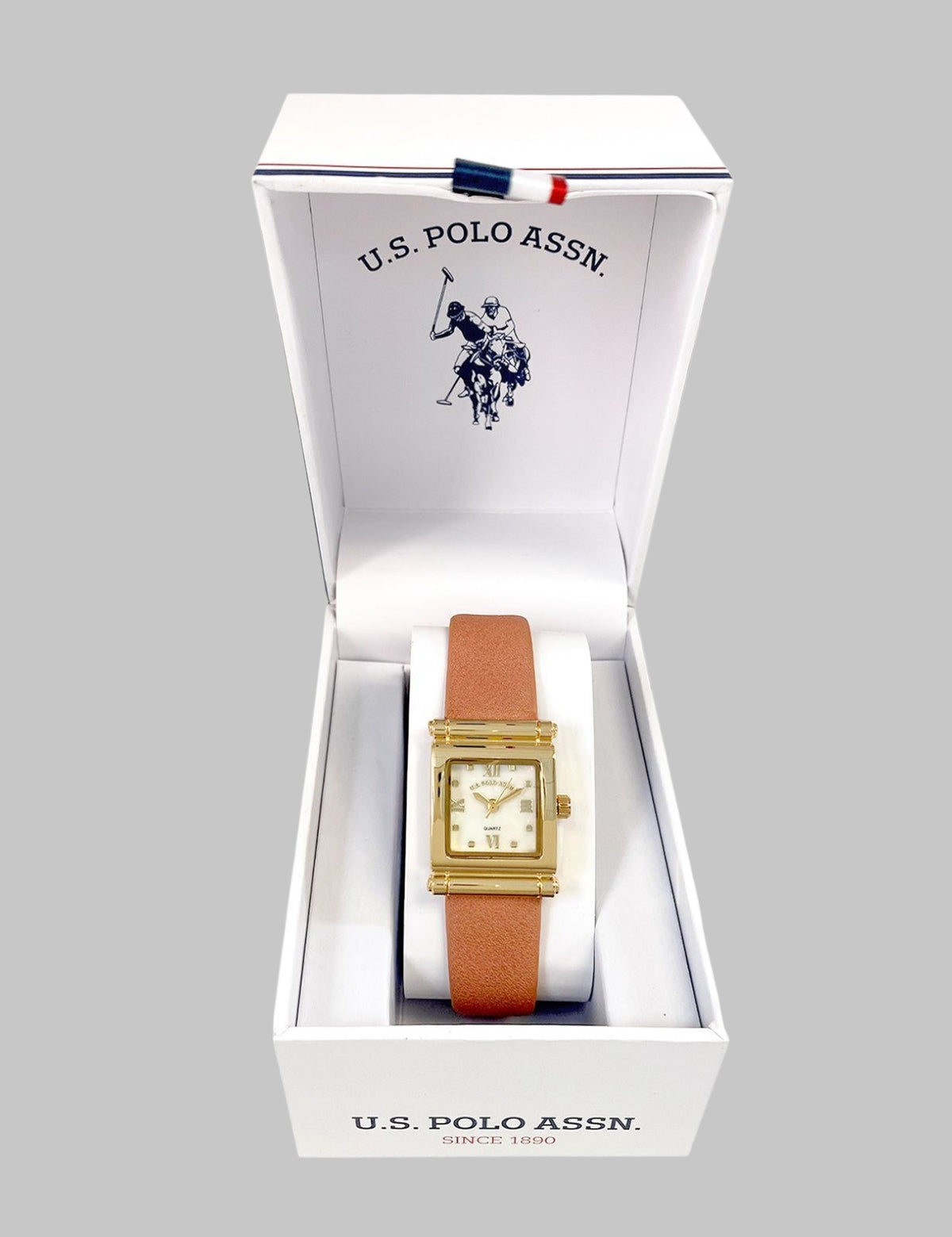 LADIES BROWN STRAP SQUARE FACE WATCH
SKU: USC42173UO-0000A