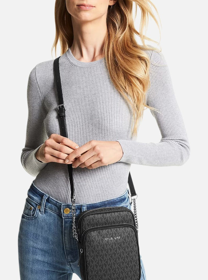 Michael Kors Jet Set Travel Medium Logo Crossbody Bag, 35F1STVC2B