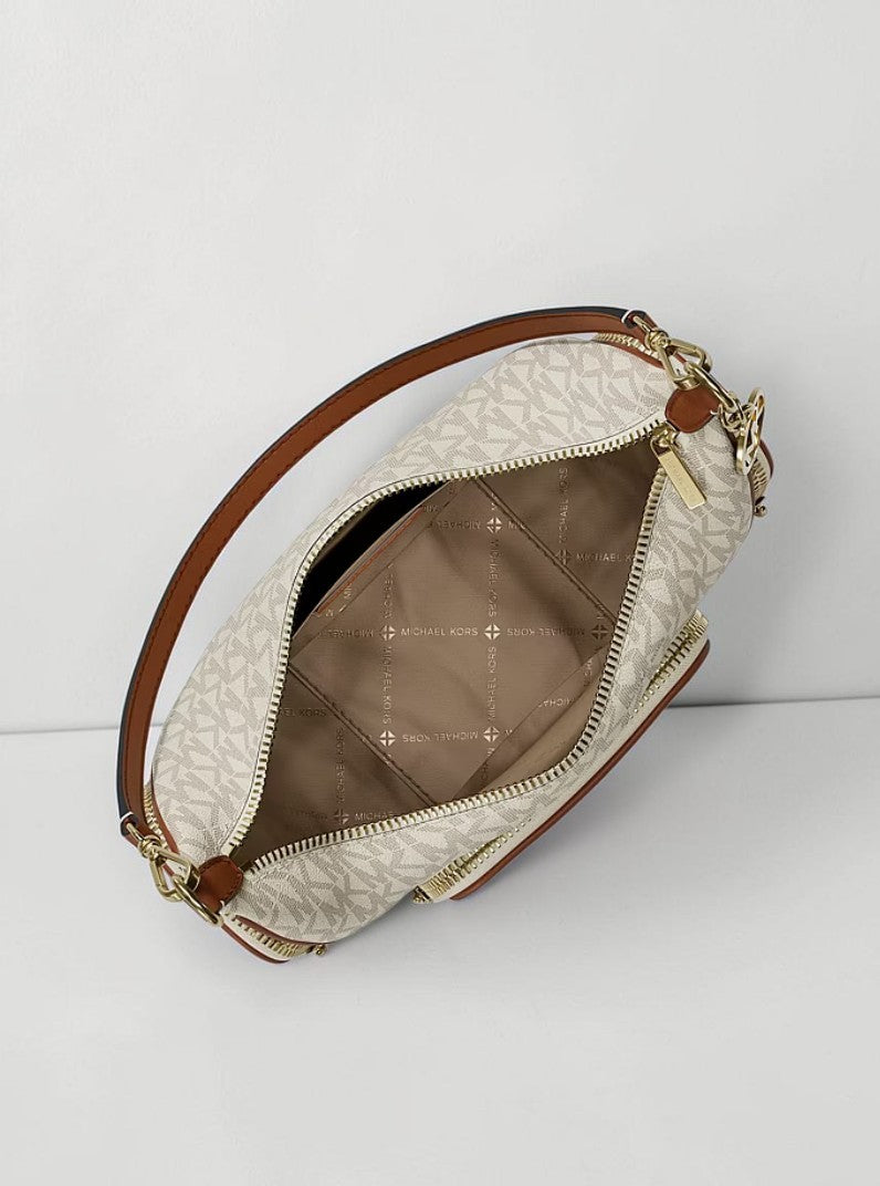 Michael Kors Merritt Signature Logo Convertible Crossbody Bag,35S6S0WC1B