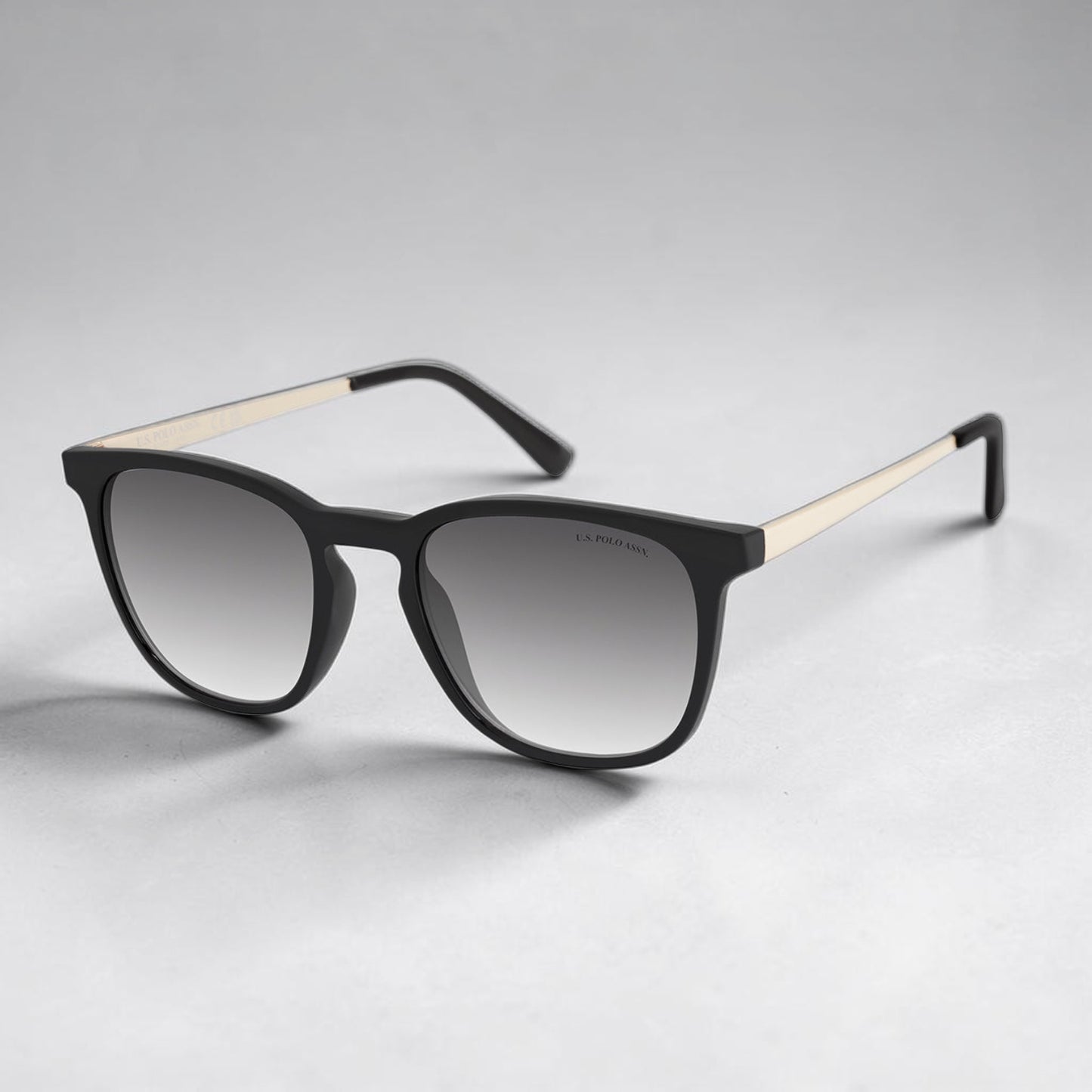 LADIES CLASSIC PLASTIC RECTANGULAR SUNGLASSES,PA5154-0000A