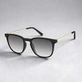 LADIES CLASSIC PLASTIC RECTANGULAR SUNGLASSES,PA5154-0000A