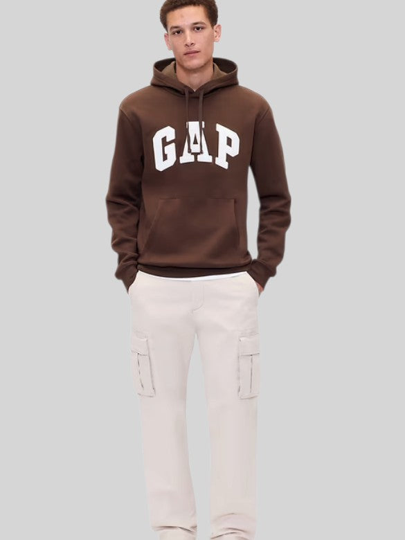 GAP Relaxed Gap Logo Hoodie,1179544