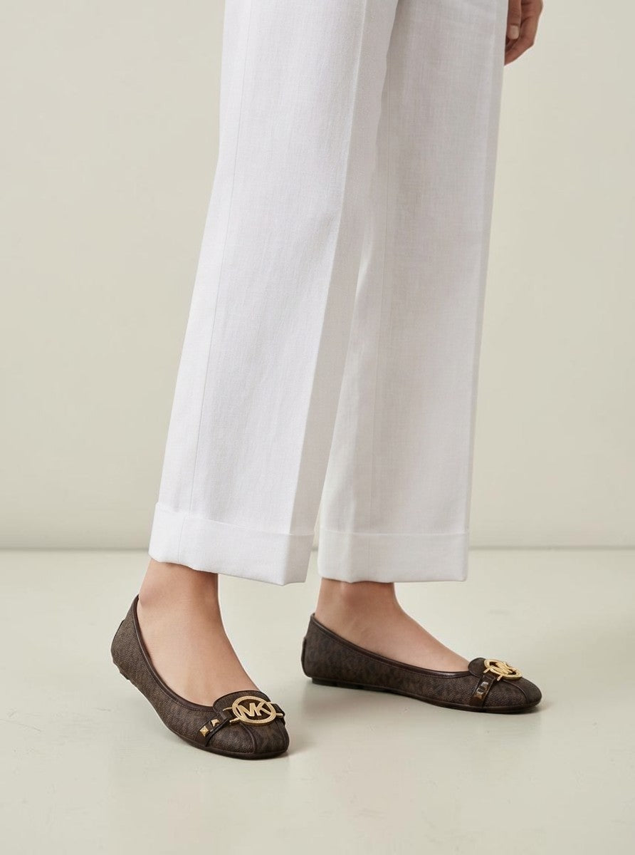 Michael Kors Fulton Studded Logo Moccasin,49T8FUFR1B